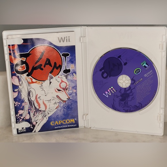 Okami (Nintendo Wii, 2008) Complete in Box w/ Manual - Picture 4 of 6